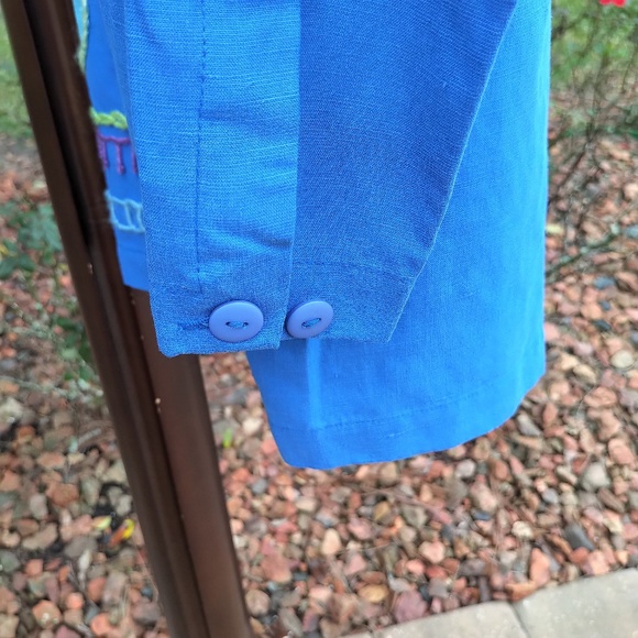 Beautiful Silk Linen Blend Blouse by Silk Lore NWT - Picture 3 of 5